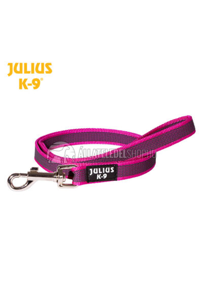 Julius K-9  Color & gray - Gumis póráz - Pink-Gray – 1.2 m / 20 mm