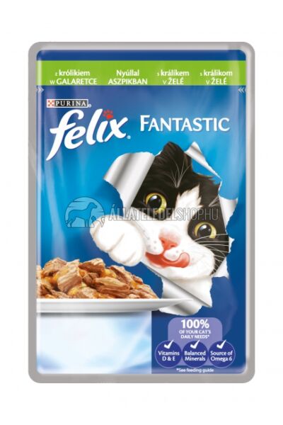 Felix macskaeledel - Nyúl  alutasakos macskáknak 100g
