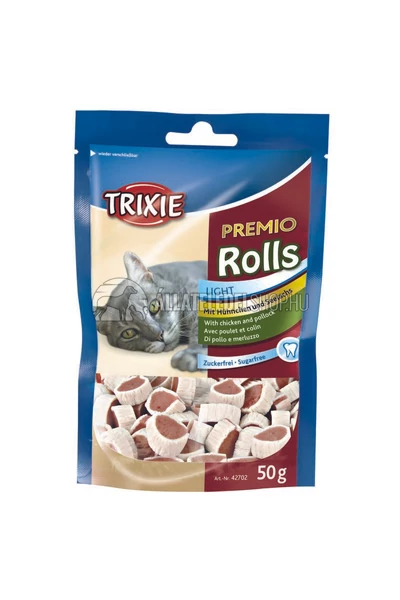 Trixie - Jutalomfalat Premio Rolls 50g Csirke-Hal