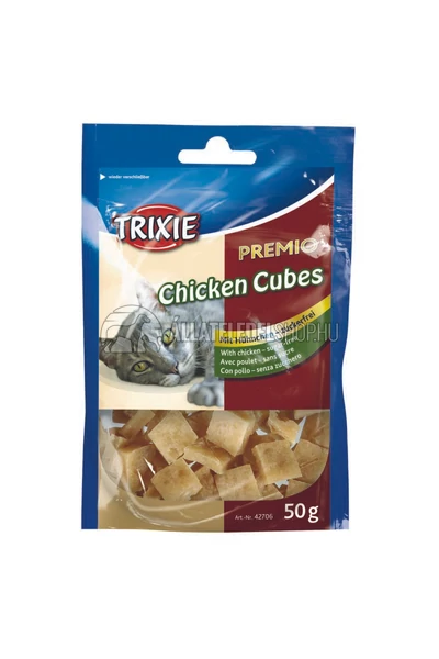 Trixie - Jutalomfalat Premio Cubes 50g Csirke