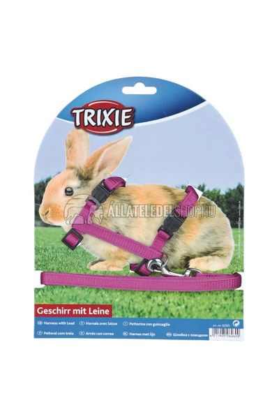 Trixie - Hám Pórázzal Nylon Nyulaknak 25–44cm / 10mm 1,25m