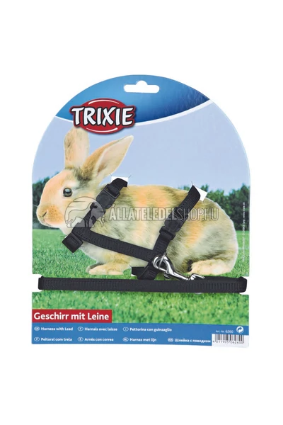 Trixie - Hám Pórázzal Nylon Nyulaknak 25–44cm / 10mm 1,25m