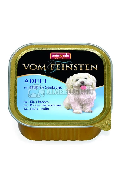 Animonda - Vom Feinsten Adult Csirke & Fekete Tőkehal alutasakos kutyáknak 150g