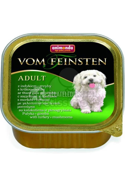 Animonda - Vom Feinsten Adult Pulyka & Gomba alutasakos kutyáknak 150g