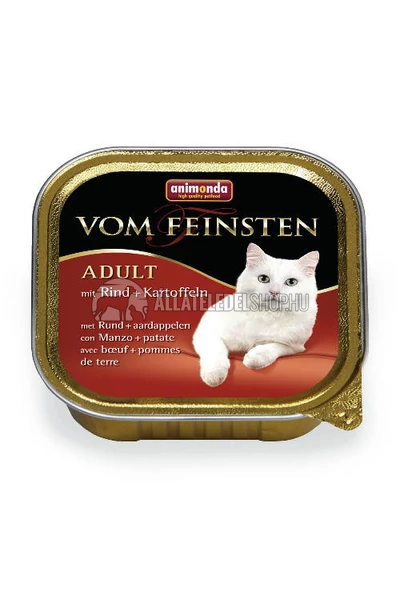 Animonda macskaeledel - Vom Feinsten Adult Marha &amp; Burgonya alutasakos macskáknak 100g