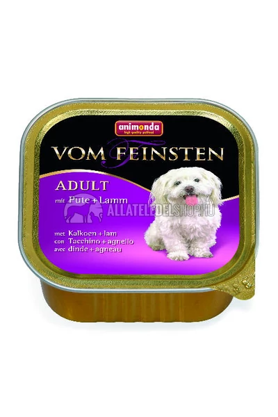 Animonda - Vom Feinsten Adult Pulyka & Bárány alutasakos kutyáknak 150g