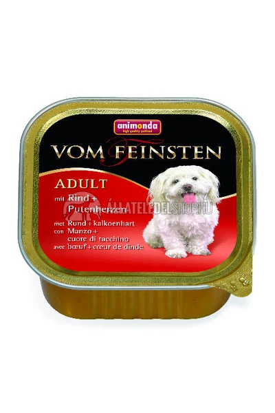 Animonda - Vom Feinsten Adult Marha & Szív alutasakos kutyáknak 150g