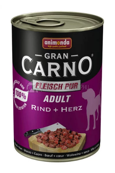Animonda - Grancarno Adult Marha & Szív kutyakonzerv 400g