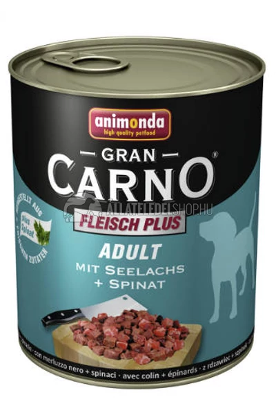 Animonda - Grancarno Adult Lazac & Spenót kutyakonzerv 800g